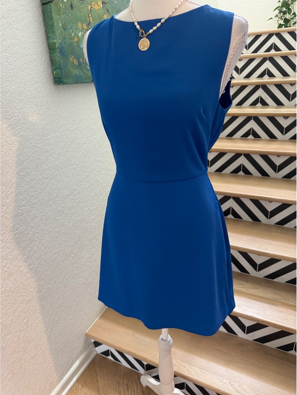 Babaton Royal Blue SZ 2 Mini Cocktail Dress